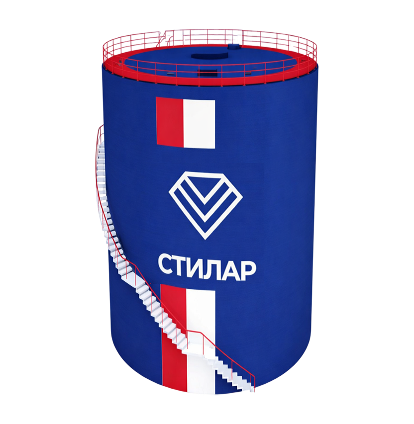 Цельносварной резервуар РВС для битума 15 м³ от завода-производителя